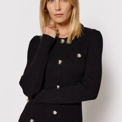 Rinascimento Γυναίκες Πλεκτά Φορέματα Φόρεμα υφασμάτινο CFM001062003 Μαύρο Slim Fit -Rinascimento Εκπτώσεις unnamed file 803