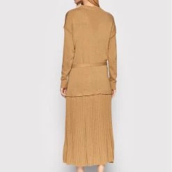 Rinascimento Γυναίκες Πλεκτά Φορέματα Φόρεμα υφασμάτινο CFM0010543003 Καφέ Relaxed Fit -Rinascimento Εκπτώσεις unnamed file 812