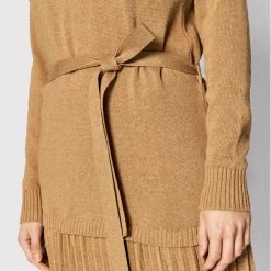 Rinascimento Γυναίκες Πλεκτά Φορέματα Φόρεμα υφασμάτινο CFM0010543003 Καφέ Relaxed Fit -Rinascimento Εκπτώσεις unnamed file 813