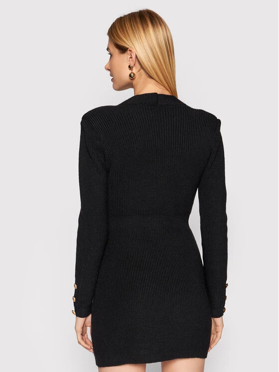 Rinascimento Γυναίκες Πλεκτά Φορέματα Φόρεμα υφασμάτινο CFM0010511003 Μαύρο Slim Fit 5 Rinascimento Γυναίκες Πλεκτά Φορέματα Φόρεμα υφασμάτινο CFM0010511003 Μαύρο Slim Fit - Image 3