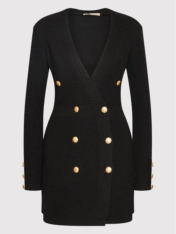 Rinascimento Γυναίκες Πλεκτά Φορέματα Φόρεμα υφασμάτινο CFM0010511003 Μαύρο Slim Fit 7 Rinascimento Γυναίκες Πλεκτά Φορέματα Φόρεμα υφασμάτινο CFM0010511003 Μαύρο Slim Fit - Image 5