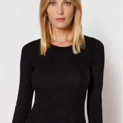 Rinascimento Γυναίκες Πλεκτά Φορέματα Φόρεμα υφασμάτινο CFM0010525003 Μαύρο Regular Fit -Rinascimento Εκπτώσεις unnamed file 843