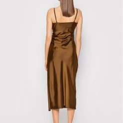 Rinascimento Γυναίκες Κοκτέιλ Φορέματα Φόρεμα κοκτέιλ CFC0106159003 Καφέ Regular Fit -Rinascimento Εκπτώσεις unnamed file 872