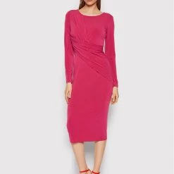 Rinascimento Γυναίκες Κοκτέιλ Φορέματα Φόρεμα κοκτέιλ CFC0018284002 Ροζ Regular Fit