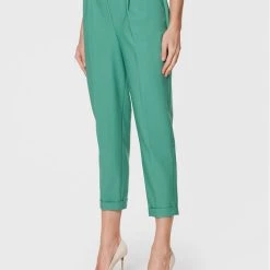Rinascimento Γυναίκες Υφασμάτινα Παντελόνια Παντελόνι υφασμάτινο CFC0110326003 Πράσινο Slim Fit