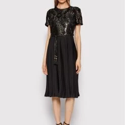 Rinascimento Γυναίκες Κοκτέιλ Φορέματα Φόρεμα κοκτέιλ CFC0018251002 Μαύρο Regular Fit