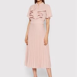 Rinascimento Γυναίκες Κοκτέιλ Φορέματα Φόρεμα κοκτέιλ CFC0106369003 Ροζ Regular Fit