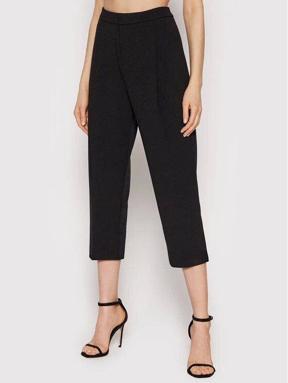 Rinascimento Γυναίκες Υφασμάτινα Παντελόνια Παντελόνι υφασμάτινο CFC0105861003 Μαύρο Regular Fit 3 Rinascimento Γυναίκες Υφασμάτινα Παντελόνια Παντελόνι υφασμάτινο CFC0105861003 Μαύρο Regular Fit