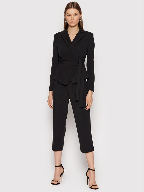 Rinascimento Γυναίκες Υφασμάτινα Παντελόνια Παντελόνι υφασμάτινο CFC0105861003 Μαύρο Regular Fit 4 Rinascimento Γυναίκες Υφασμάτινα Παντελόνια Παντελόνι υφασμάτινο CFC0105861003 Μαύρο Regular Fit - Image 2